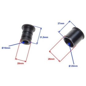 Bushing 20x26x27 mm / 10x20x31,5 mm 2pcs