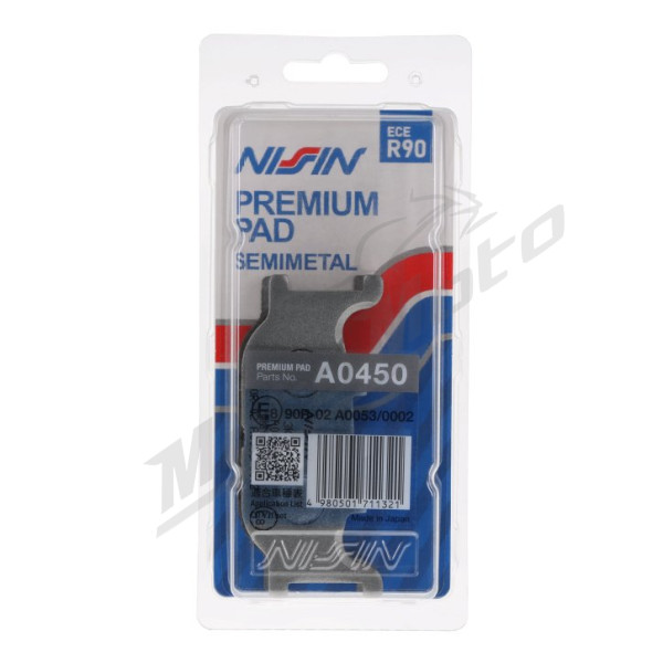 Nissin Brake Pads Yamaha Drag Star / Fazer / FZ6 / Grand Majesty 125-1100cc 93-17