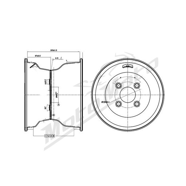 Bronco Rim 10" 