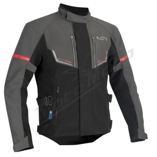 Lindstrands Lomsen Textile Jacket Grey/Black