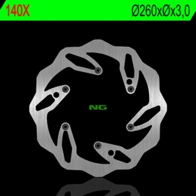 NG BRAKES 140X priekinis fiksuotas stabdžių diskas GAS GAS / KTM / HUSABERG / HUSQVARNA