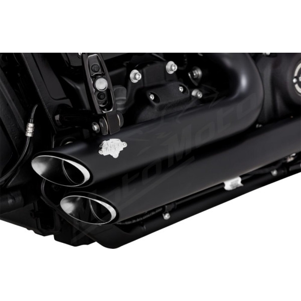VANCE & HINES Shortshots Staggered Exhaust System Harley Davidson FXST / FXLRS / FXFBS / FLHCS 1750-1923cc 18-24