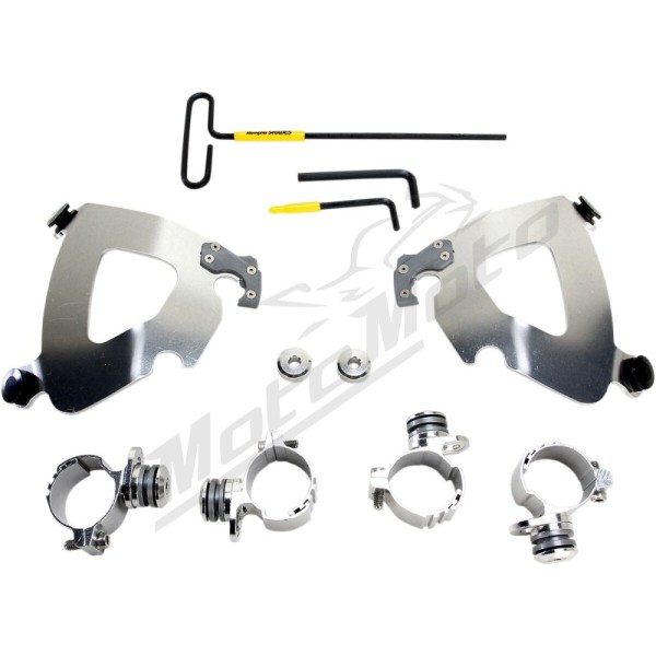 MEMPHIS SHADES HD Gauntlet Fairing Trigger-Lock Hardware Kit Harley Davidson XL 1200 11-19