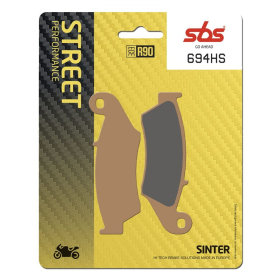 SBS HS Street Excel 694HS Sintered Front Brake Pads Cannondale / HM Moto / Honda / Kawasaki / Suzuki / Yamaha 125-750cc 93-20