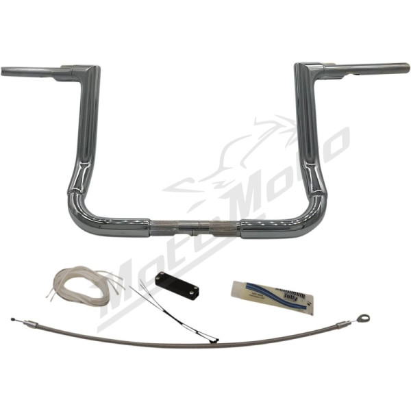 FAT BAGGERS INC. 1-1/2" EZ Install Flat Top Batwing Handlebar Kit 38mm 91,5cm (30,5cm)