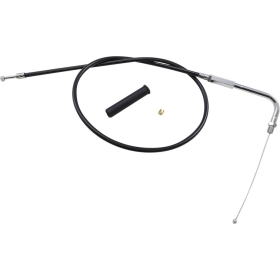DRAG SPECIALTIES Black Vinyl Throttle/Idle Cable Harley Davidson FLST / FLSTC / FLSTF / FLSTN / FXLR / FXR 1340cc 90-95