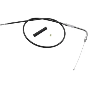 DRAG SPECIALTIES Black Vinyl Throttle/Idle Cable Harley Davidson FLST / FLSTC / FLSTF / FLSTN / FXLR / FXR 1340cc 90-95