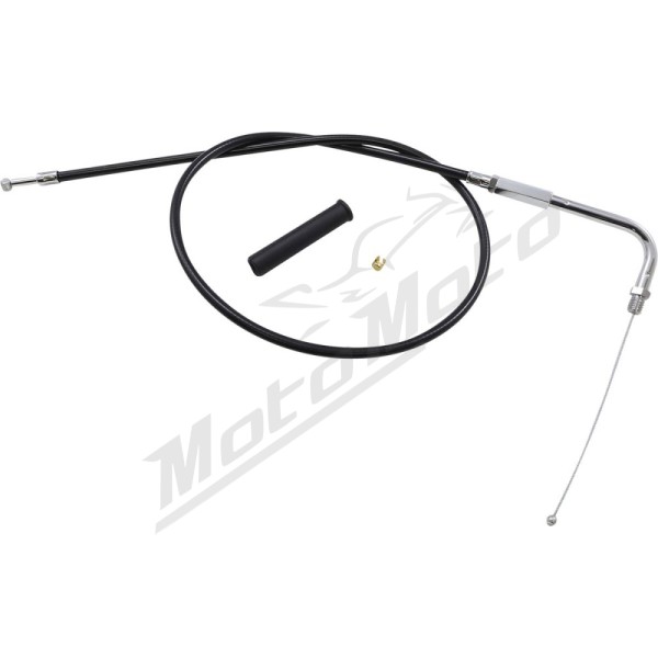 DRAG SPECIALTIES Black Vinyl Throttle/Idle Cable Harley Davidson FLST / FLSTC / FLSTF / FLSTN / FXLR / FXR 1340cc 90-95