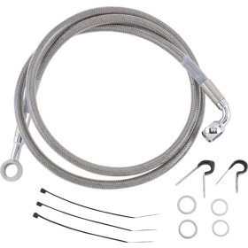 DRAG SPECIALTIES Stainless Steel Brake Line Kit Harley Davidson FLSTC 1340cc 88-99