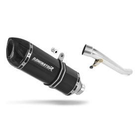 Suzuki GSF 650 BANDIT N / S 2005-2006 Exhaust Silencer Muffler HP1 BLACK + dB killer