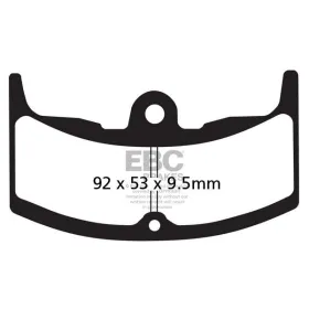 EBC FA080/2 Series Organic Brake Pads Front/Rear Honda CBX / VF / VT 400-550 82-87
