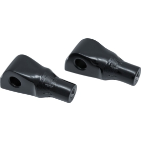 KURYAKYN Tapered Passenger Footpeg Adapter Black Harley Davidson FLDE / FLHC / FLSB / FXST / FXFBS 1750/1923 20-24