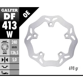 GALFER Wave® Rear Brake Rotor Kymco Xciting 250-500cc 05-11