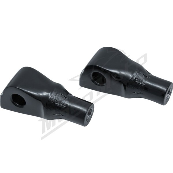 KURYAKYN Tapered Passenger Footpeg Adapter Black Harley Davidson FLDE / FLHC / FLSB / FXST / FXFBS 1750/1923 20-24