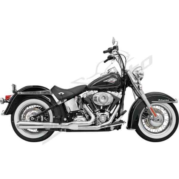 BASSANI XHAUST Road Rage 2:1 Exhaust System Harley Davidson 1450-1800cc 1985-2017