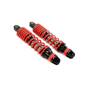 YSS DTG TB220 dvigubi galiniai amortizatoriai raudoni YAMAHA N-MAX 125-155cc 15-25