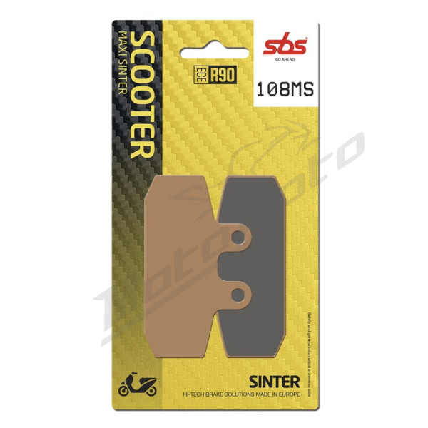 SBS HF Street Ceramic Brake Pads Front 108HF Aprilia / Gilera / Malaguti 125-500 99-14
