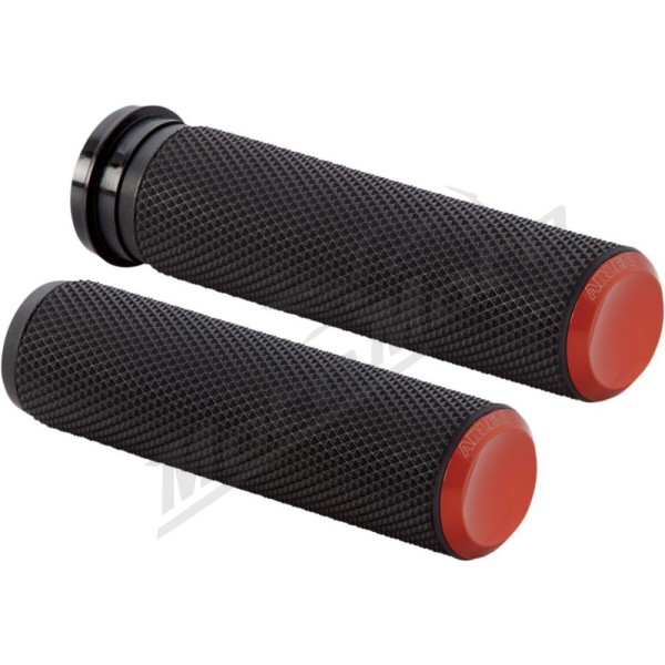 ARLEN NESS Knurled Grips Harley Davidson FLDE / FLFB / FLFBS / FLH / FLHC / FLHCS 1584-1923cc 08-24