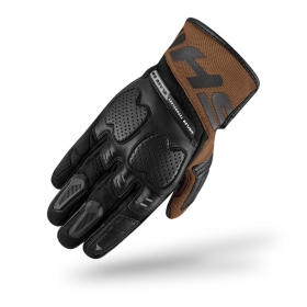 SHIMA BLAZE 2.0 Leather/Textile Gloves Black / Brown
