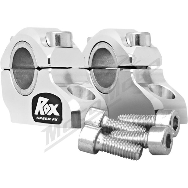 ROX SPEED FX Pro-Offset Elite Block Handlebar Risers 22mm Rise: 25,4mm Suzuki / Yamaha 250-700 04-25