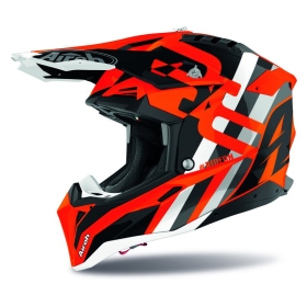 Airoh Helmet Aviator 3 Rainbow orange matt XS