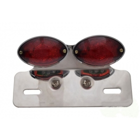 UNIVERSAL CHROME LED TAIL LIGHT