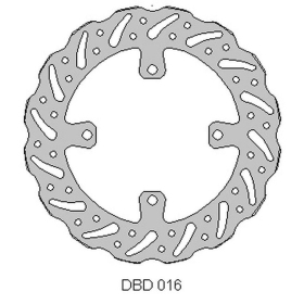 Delta braking disc front (250x09,5x4mm) Kawasaki KX / KLX 125-450 06-21