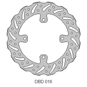 Delta braking disc front (250x09,5x4mm) Kawasaki KX / KLX 125-450 06-21
