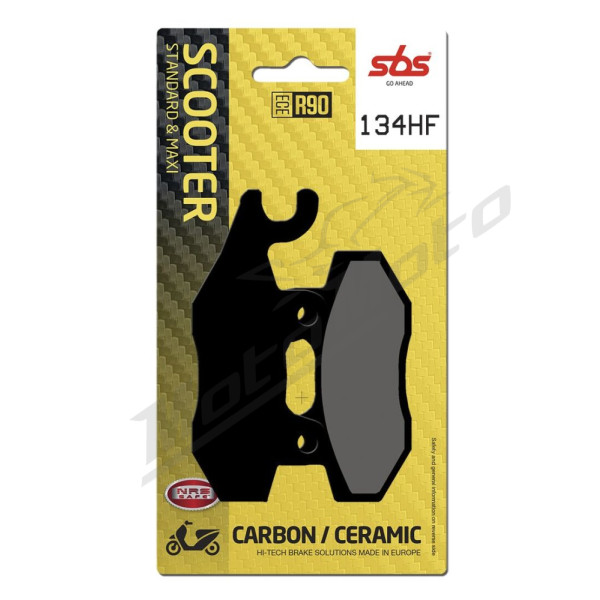 SBS HF Street Keraminės stabdžių trinkelės priekinės 134HF Benelli / Suzuki / Yamaha 50-400 93-24 