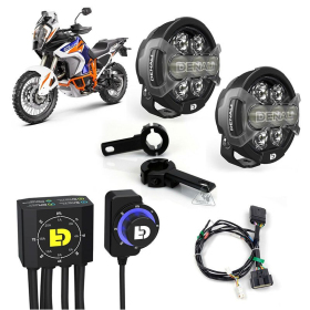 DENALI DialDim D7 Pro Papildomų žibintų kompl. KTM Super Adventure 1290 21-24