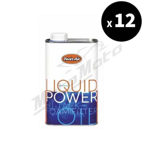 TWIN AIR Liquid Power Foam Filter Oil - 1L x12