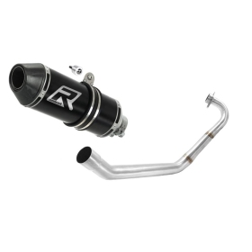 Yamaha YZF R125 2014-2018 Dominator Full Exhaust System HP3 BLACK + dB killer