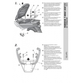 Top case holder YAMAHA TMAX 500cc 2001-2007