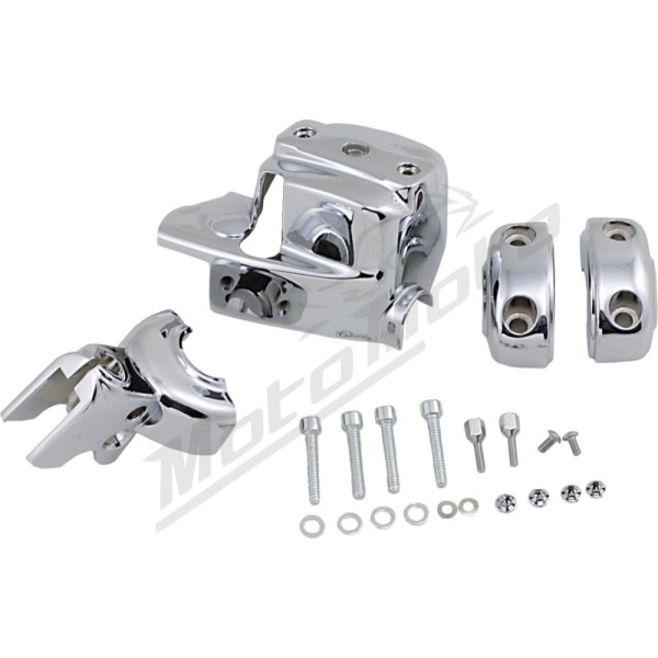 KURYAKYN Handlebar Control Cover Kit Harley Davidson FLD / FLHRI / FXD / XL / XLH 883/1800 96-17 