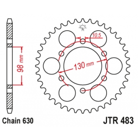 Rear sprocket JTR483