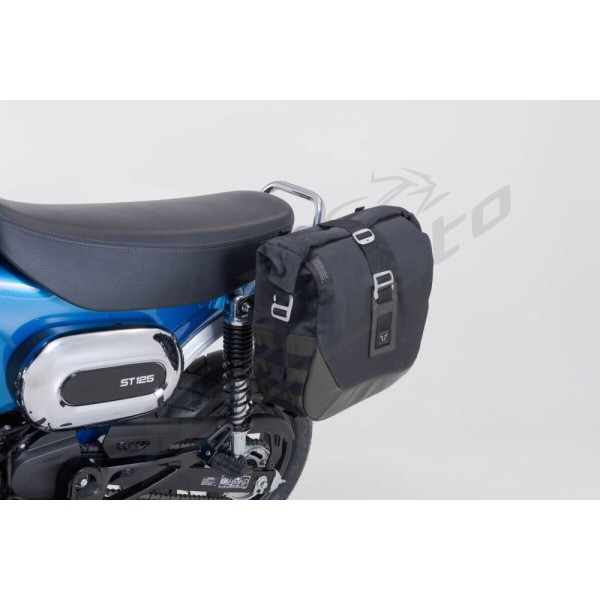 SW-MOTECH Legend Gear LC2 Side Bag System Black Edition (Left) Honda ST 125 23-24