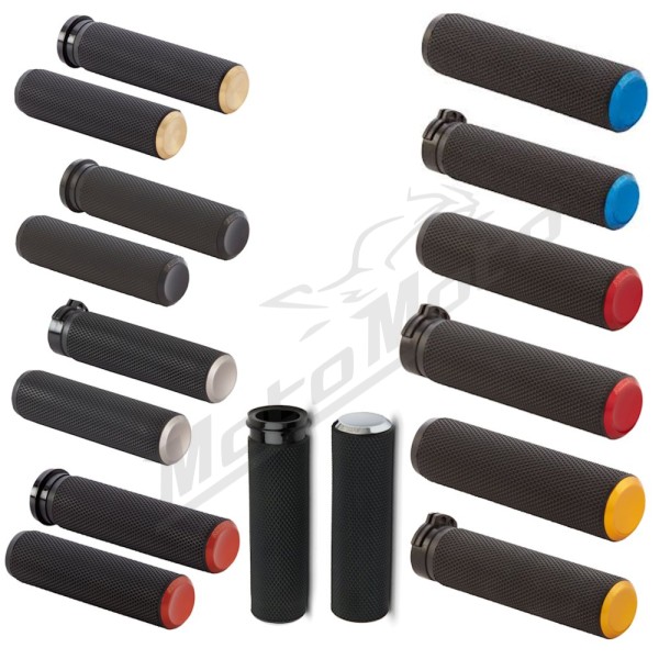 ARLEN NESS Knurled Grips Harley Davidson FLDE / FLFB / FLFBS / FLH / FLHC / FLHCS 1584-1923cc 08-24