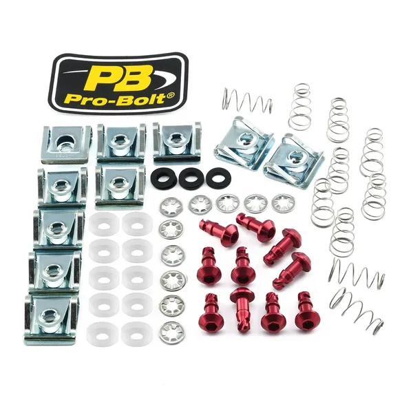 PRO BOLT Aluminium Quick Release Studs 10pcs. 17 x 4 mm
