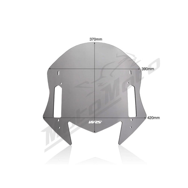 WRS Scooter priekinis stiklas Tamsintas 75% Yamaha XP 530 T-Max ABS 17-21