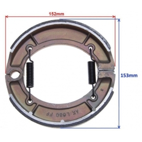 Brake shoes MAXTUNED 153x30