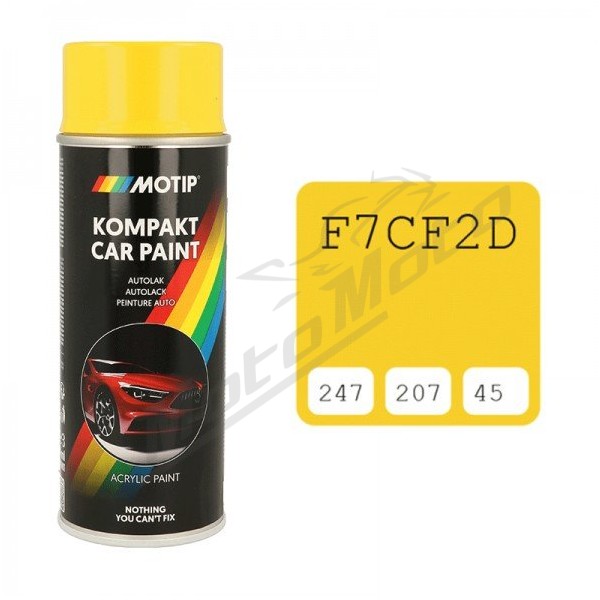  MOTIP Coloured paint F7CF2D 400ml