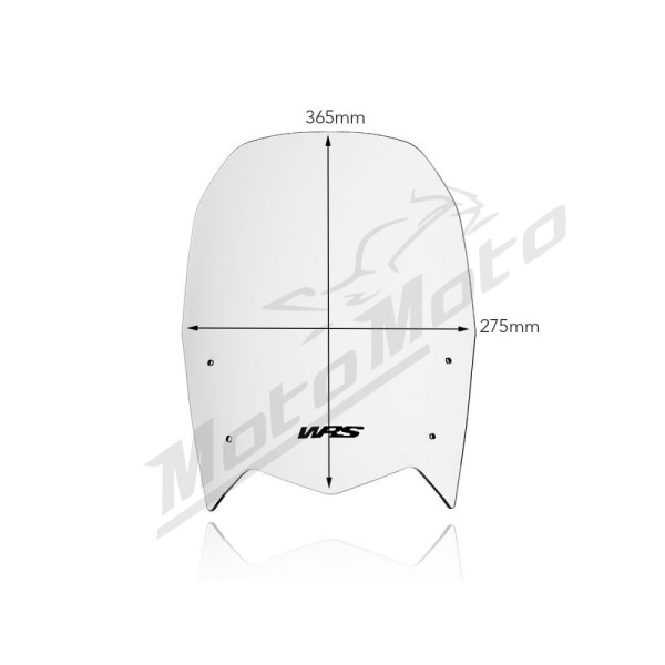 WRS TOURING Windscreen Clear Yamaha XTZ 690-700cc 19-24