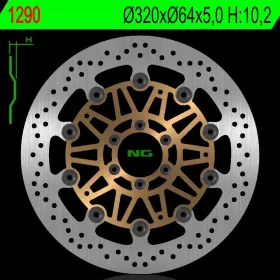 NG BRAKES Front Floating Brake Disc 320mm Moto Guzzi Norge / Sport 1200cc 06-17