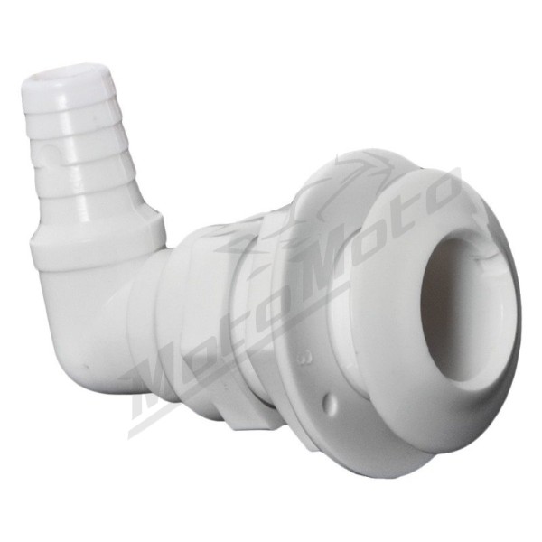 Osculati thru hull 90° w.plastic 1x25mm