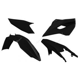 RACETECH Plastic Kit Husqvarna TE, FE 125/501cc 2014 Black