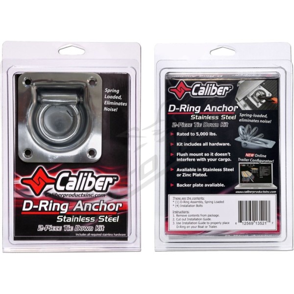 CALIBER D-žiedų inkarų rinkinys 