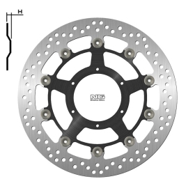 NG BRAKES 1808G plaukiojantis stabdžių diskas HONDA CBR 1000 08-09