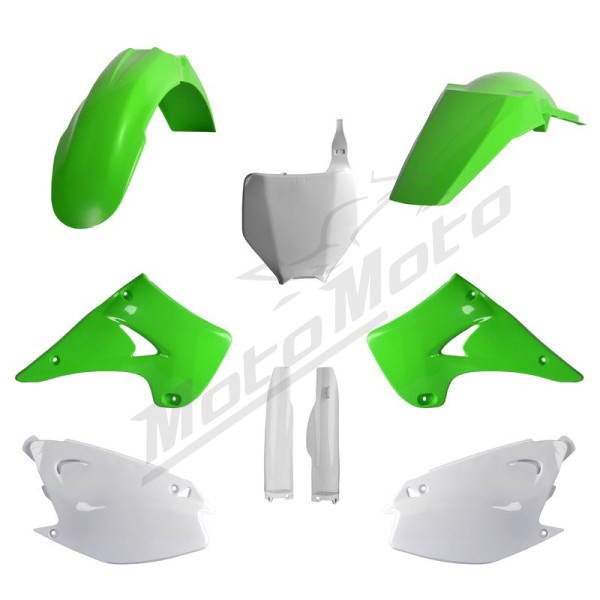 POLISPORT plastikų komplektas Kawasaki KX 125-250 03-08