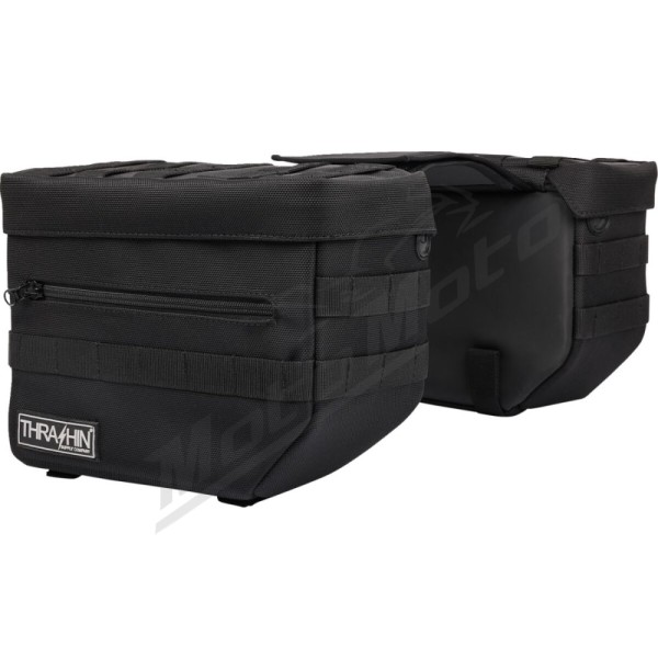 THRASHIN SUPPLY CO. Essential Saddlebags Harley Davidson FLD / FLDE / FLFB 1340-1923cc 82-24