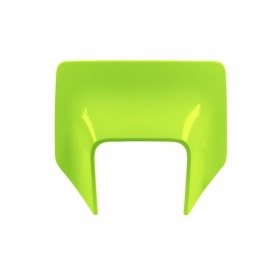 RACETECH Front Number Plate Husqvarna TE, FE 250/300cc 16-19 Neon Yellow